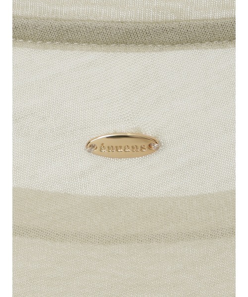 シアーロングスリーブT シャツ（Tシャツ/カットソー）｜anuans（ア