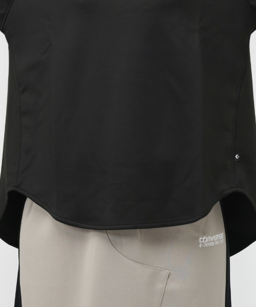 CONVERSE（コンバース）の「コンバース  ダブルニット ロングスリーブ（Tシャツ/カットソー・レディース・カーキ/ブラック・L/M）」の6枚目の写真