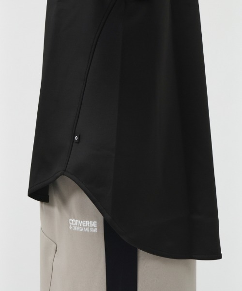 CONVERSE（コンバース）の「コンバース  ダブルニット ロングスリーブ（Tシャツ/カットソー・レディース・カーキ/ブラック・L/M）」の7枚目の写真