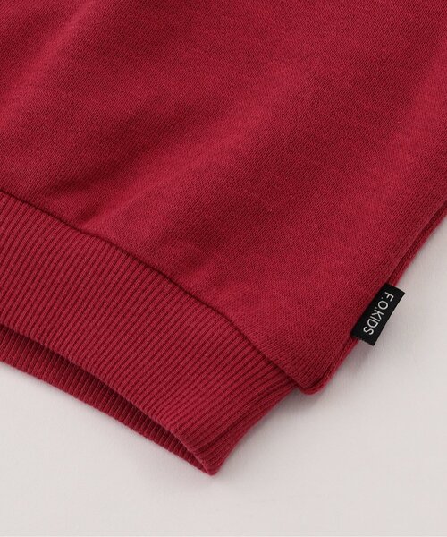 F.O.KIDS（エフオーキッズ）の「【ジュニア対応】3柄サガラ刺繍トレーナー（スウェット・キッズ・ブラック/レッド/キナリ・80/90/100/110/120/130/140）」の16枚目の写真