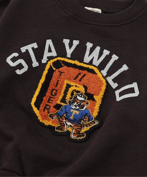 F.O.KIDS（エフオーキッズ）の「【ジュニア対応】3柄サガラ刺繍トレーナー（スウェット・キッズ・ブラック/レッド/キナリ・80/90/100/110/120/130/140）」の10枚目の写真