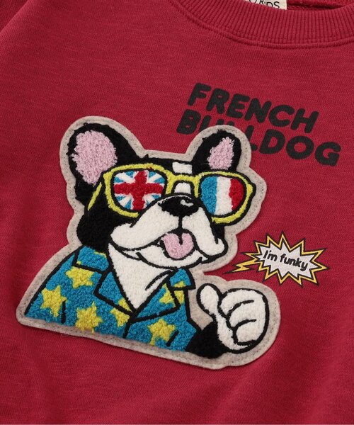 F.O.KIDS（エフオーキッズ）の「【ジュニア対応】3柄サガラ刺繍トレーナー（スウェット・キッズ・ブラック/レッド/キナリ・80/90/100/110/120/130/140）」の13枚目の写真