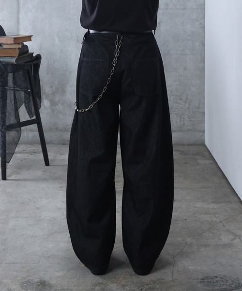 Confirm（コンファーム）の「AW リジット / ワンウォッシュ バレルレッグ リベットデニムパンツ ユニセックス 【Confirm】（デニムパンツ・メンズ・グレー/ブラック/インディゴブルー・M/L）」の7枚目の写真