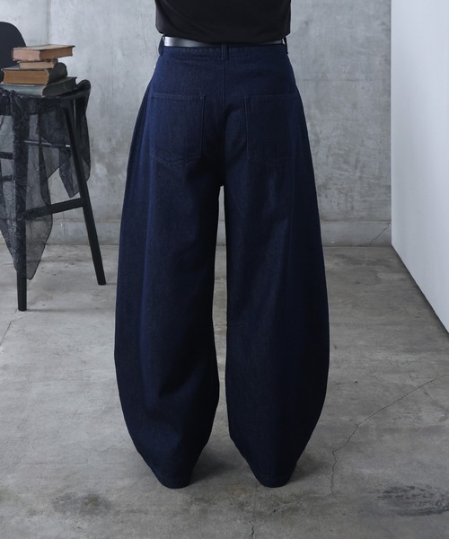 Confirm（コンファーム）の「AW リジット / ワンウォッシュ バレルレッグ リベットデニムパンツ ユニセックス 【Confirm】（デニムパンツ・メンズ・グレー/ブラック/インディゴブルー・M/L）」の14枚目の写真