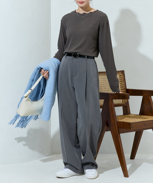 セール】限定展開 Ginger メロー ロング スリーブ トップス（Tシャツ