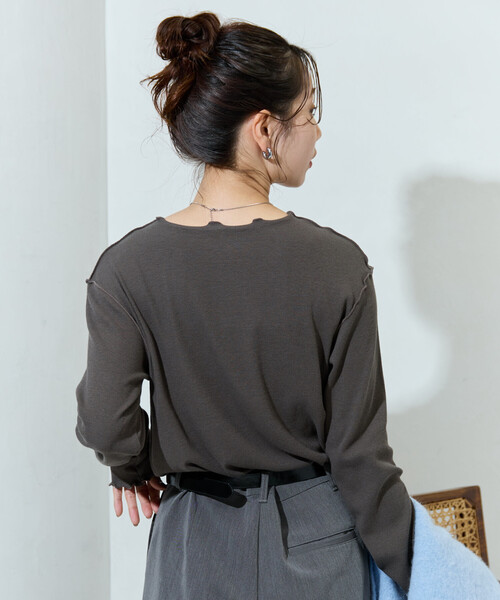 限定展開 Ginger メロー ロング スリーブ トップス（Tシャツ