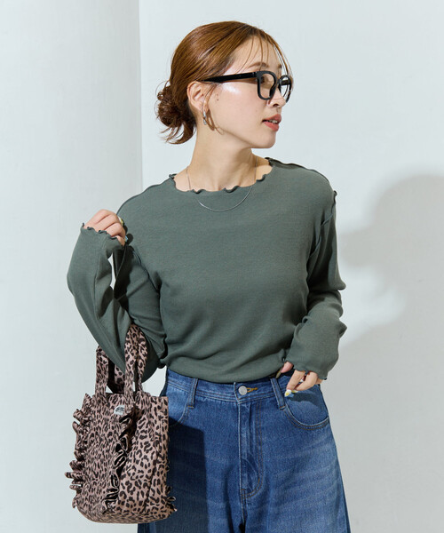 限定展開 Ginger メロー ロング スリーブ トップス（Tシャツ