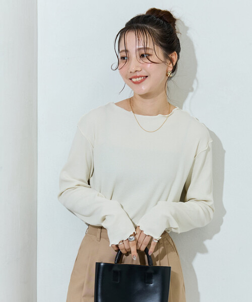 セール】限定展開 Ginger メロー ロング スリーブ トップス（Tシャツ