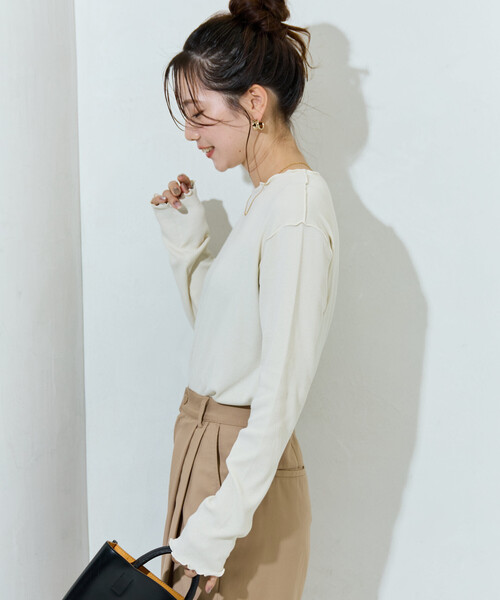 限定展開 Ginger メロー ロング スリーブ トップス（Tシャツ