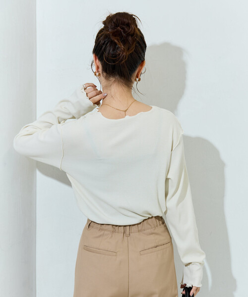 限定展開 Ginger メロー ロング スリーブ トップス（Tシャツ