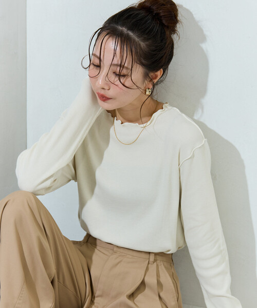 限定展開 Ginger メロー ロング スリーブ トップス（Tシャツ