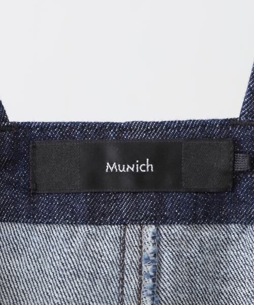 La TOTALITE(ラトータリテ)の「【洗える】Munich/ミューニック スラブコットンデニムオールインワン(つなぎ/オールインワン・レディース・ネイビー・FREE)」の11枚目の写真