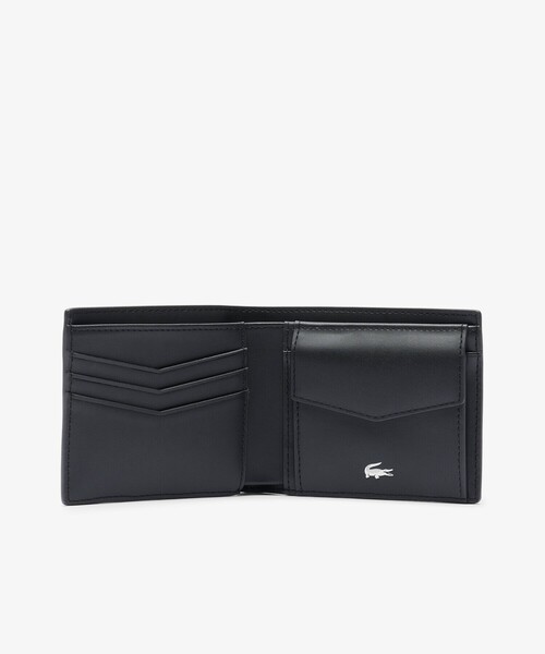 LACOSTE（ラコステ）の「オシアン グレインレザー2つ折りウォレット（財布・メンズ・ブラック/モスグリーン・FREE）」の9枚目の写真