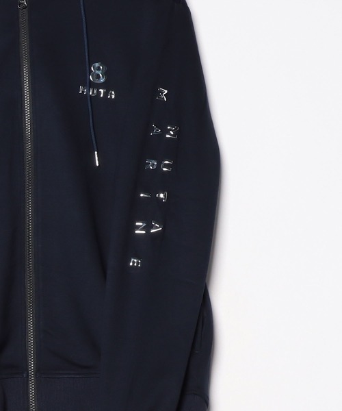 muta marine（ムータ・マリン）の「muta MARINE/ムータ マリン/別注 Metal Parka（パーカー・メンズ・ネイビー/グレー・S/M/L/XL）」の6枚目の写真