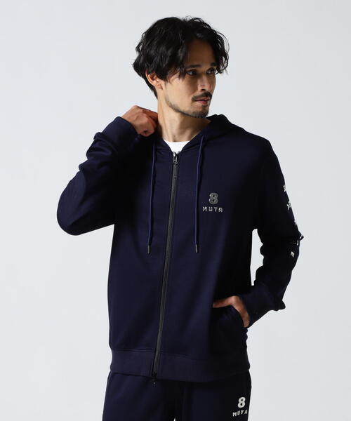 muta marine（ムータ・マリン）の「muta MARINE/ムータ マリン/別注 Metal Parka（パーカー・メンズ・ネイビー/グレー・S/M/L/XL）」の16枚目の写真