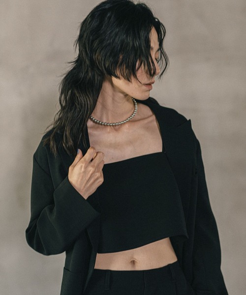 LEPSIM(レプシィム)の「《オフィスライン》メタルボールチョーカー 592485(ネックレス・レディース・シルバー・ONE SIZE)」の6枚目の写真