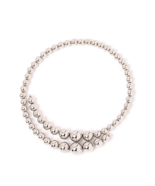 LEPSIM(レプシィム)の「《オフィスライン》メタルボールチョーカー 592485(ネックレス・レディース・シルバー・ONE SIZE)」の8枚目の写真