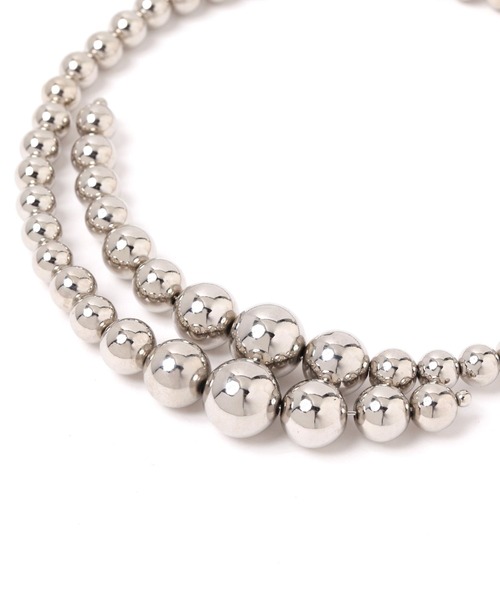 LEPSIM(レプシィム)の「《オフィスライン》メタルボールチョーカー 592485(ネックレス・レディース・シルバー・ONE SIZE)」の7枚目の写真