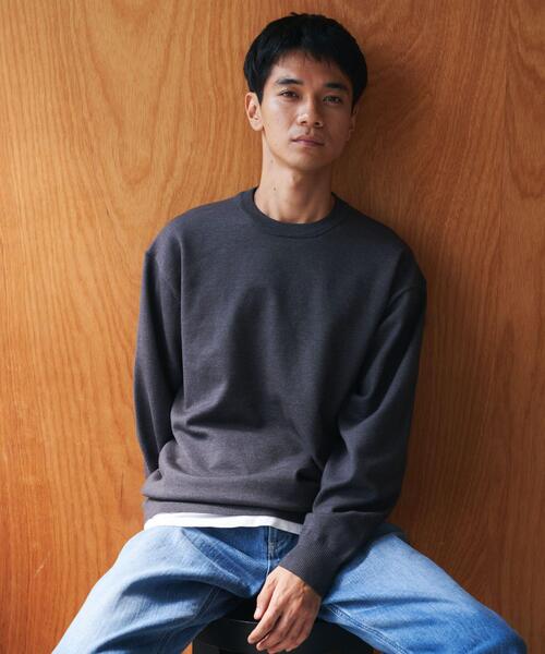 仁村紗和さん着用』『UR TECH 200日ニット』クルーネック（ニット