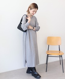 AMERICAN HOLIC | バイパチボックスニットワンピース(ワンピース)