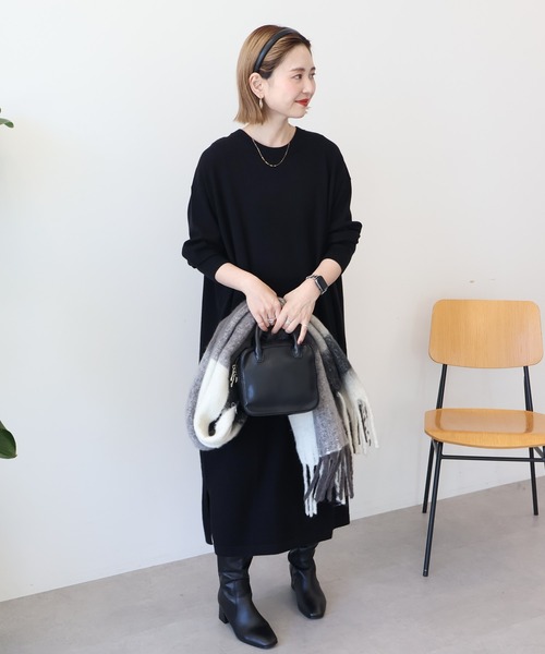 バイパチボックスニットワンピース（ワンピース）｜AMERICAN HOLIC