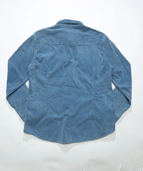 TMT(ティーエムティー)の「コーデュロイウエスタンシャツ(シャツ/ブラウス・メンズ・ライトインディゴブルー/インディゴブルー・X-LARGE/LARGE/MEDIUM)」の3枚目の写真