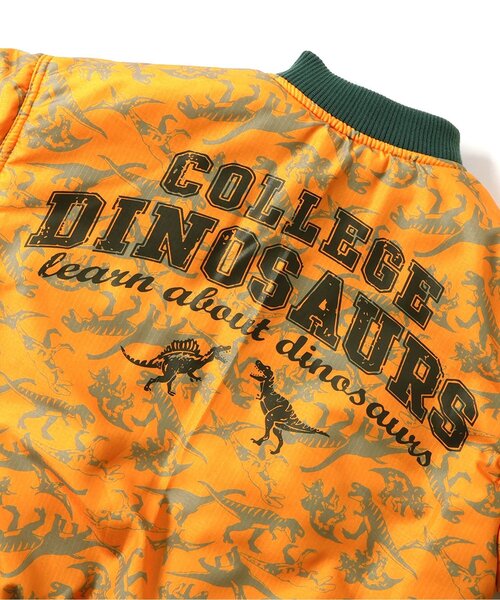 BREEZE(ブリーズ)の「【2WAY】リバーシブルダイナソーMA-1(MA-1・キッズ・カーキ・90/100/120/140)」の20枚目の写真