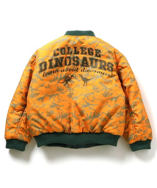 BREEZE(ブリーズ)の「【2WAY】リバーシブルダイナソーMA-1(MA-1・キッズ・カーキ・90/100/120/140)」の8枚目の写真