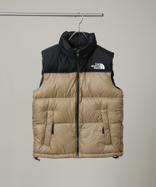 THE NORTH FACE ダウンベスト ベージュ/カーキ THE NORTH FACE（ザ ノースフェイス） ダウンベスト メンズ Nuptse