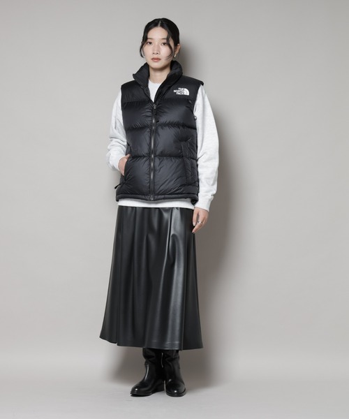 THE NORTH FACE(ザノースフェイス)の「THE NORTH FACE/Nuptse Vest(ダウンベスト・レディース・カーキ/ブラック・L)」の22枚目の写真