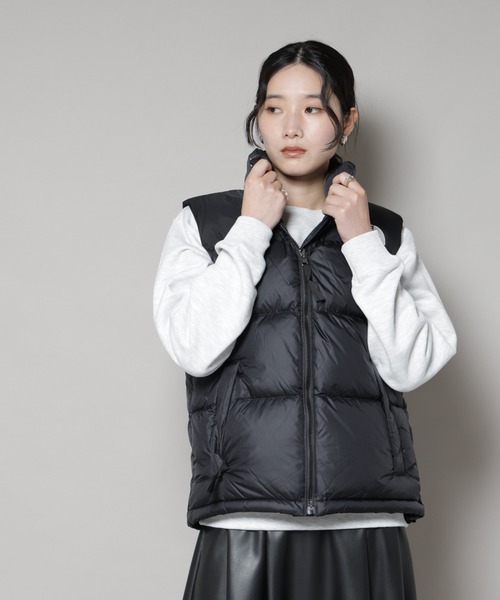 THE NORTH FACE(ザノースフェイス)の「THE NORTH FACE/Nuptse Vest(ダウンベスト・レディース・カーキ/ブラック・L)」の21枚目の写真