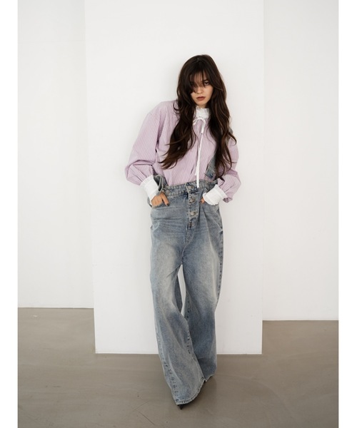 Katrin TOKYO(カトリーントーキョー)の「frill tunic shirt(シャツ/ブラウス・レディース・ブラウン系/モーブ系/チェック・FREE/XS)」の3枚目の写真