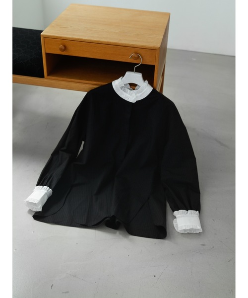 Katrin TOKYO(カトリーントーキョー)の「frill tunic shirt(シャツ/ブラウス・レディース・ブラウン系/モーブ系/チェック・FREE/XS)」の8枚目の写真