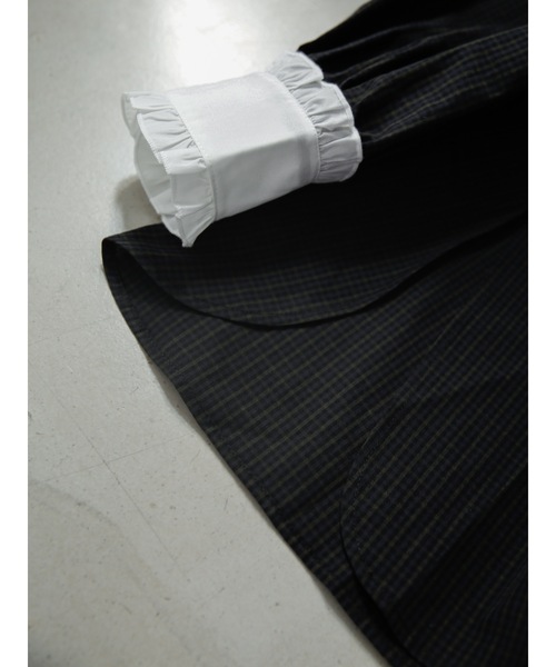 Katrin TOKYO(カトリーントーキョー)の「frill tunic shirt(シャツ/ブラウス・レディース・ブラウン系/モーブ系/チェック・FREE/XS)」の10枚目の写真