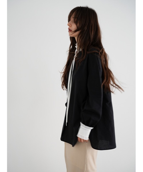 Katrin TOKYO(カトリーントーキョー)の「frill tunic shirt(シャツ/ブラウス・レディース・ブラウン系/モーブ系/チェック・FREE/XS)」の14枚目の写真
