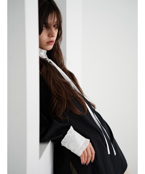 Katrin TOKYO(カトリーントーキョー)の「frill tunic shirt(シャツ/ブラウス・レディース・ブラウン系/モーブ系/チェック・FREE/XS)」の18枚目の写真