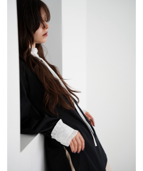 Katrin TOKYO(カトリーントーキョー)の「frill tunic shirt(シャツ/ブラウス・レディース・ブラウン系/モーブ系/チェック・FREE/XS)」の22枚目の写真