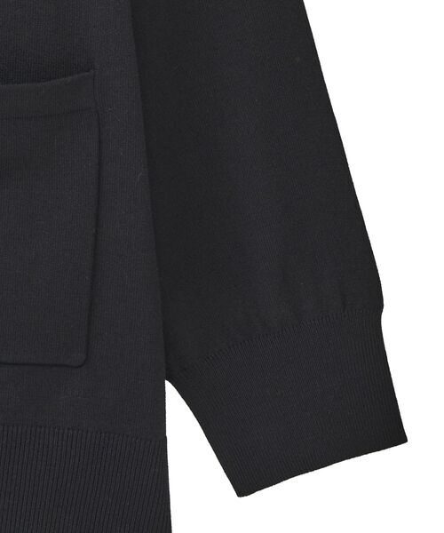 Green　Parks（グリーンパークス）の「アンチピリングゆるzipカーディガン（カーディガン/ボレロ・レディース・ブラック/ライトベージュ/グリーン系その他3・FREE）」の14枚目の写真