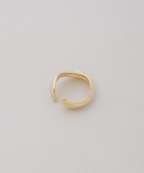 NANO universe(ナノユニバース)の「ウェーブデザインリング(リング・レディース・シルバー/ゴールド・F)」の5枚目の写真