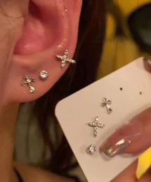 Mayree（メイリー）の「モチーフピアス6点セット/6点セット(RO)（ピアス（両耳用））」