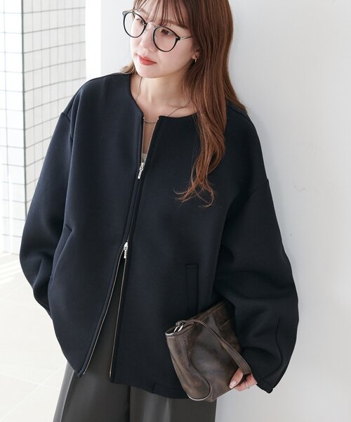 ダンボールダブルジップカーディガン（カーディガン/ボレロ）｜DISCOAT