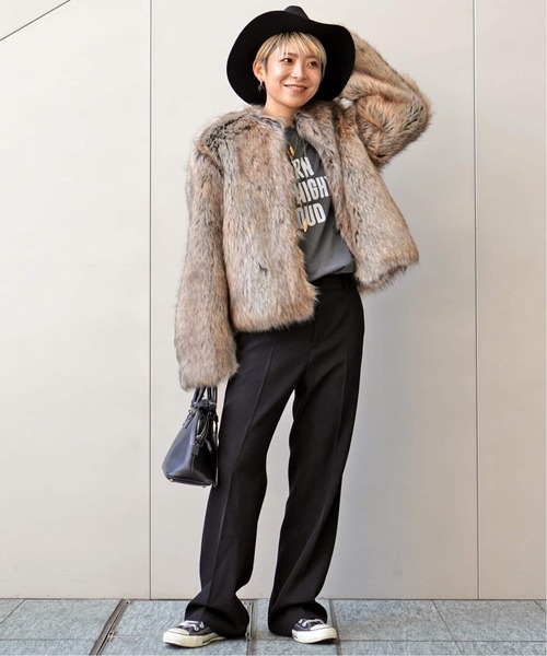 Essential フレアパンツ（スラックス）｜EVERYDAY I LIKE.（エヴリディ