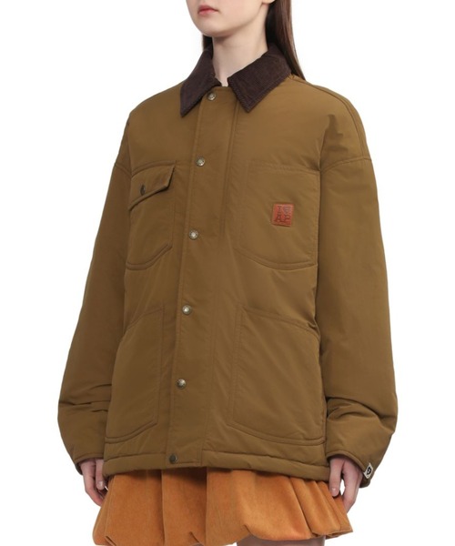 A BATHING APE（アベイシングエイプ）の「QUILTED JACKET（ミリタリージャケット・レディース・ベージュ・FREE）」の3枚目の写真