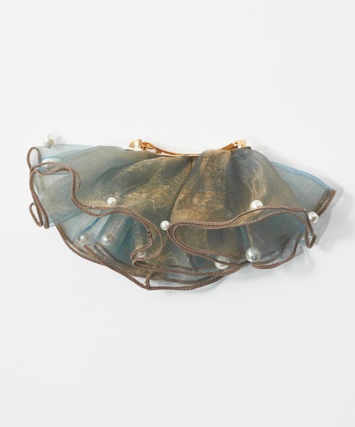 GOLDY（ゴールディ）の「スフィアー シアー フリル バレッタ（バレッタ/ヘアクリップ・レディース・ブラック系1/ブルー系1/ブラック系2/ブルー系2/ホワイト系2/ホワイト系1/パープル系2/ブラウン系1/ブラウン系2/グレー系2/パープル系1/グレー系1・FREE）」の19枚目の写真