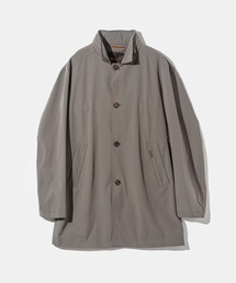 MOORER ダークブラウン　ステンカラーコート MOORER｜ムーレー（メンズ）のステンカラーコート（ナイロン