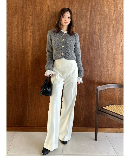 SNIDEL ファーライクフリルニットジャケット ファーライクフリルニットジャケット(ジャケット)｜アウター｜SNIDEL