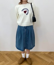 ハートレターセーター