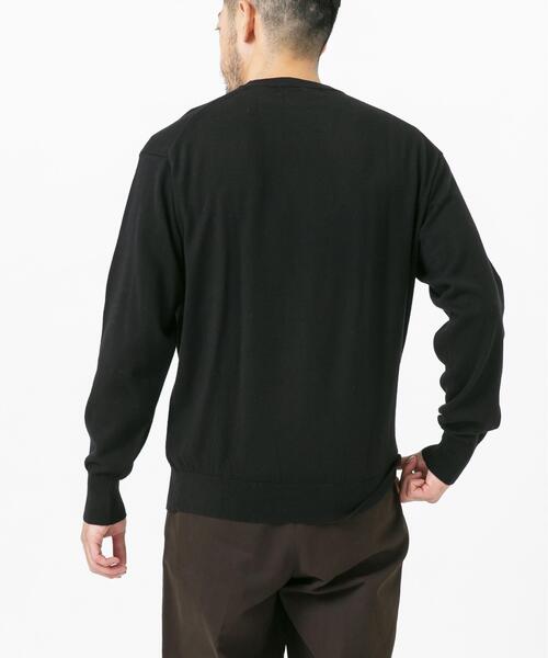 URBAN RESEARCH ROSSO MEN（アーバンリサーチロッソメン）の「コットンカシミヤクルーネックニット（ニット/セーター・メンズ・ブルー/グレー/ブラック/アイボリー/グレー系その他・LARGE/MEDIUM）」の17枚目の写真