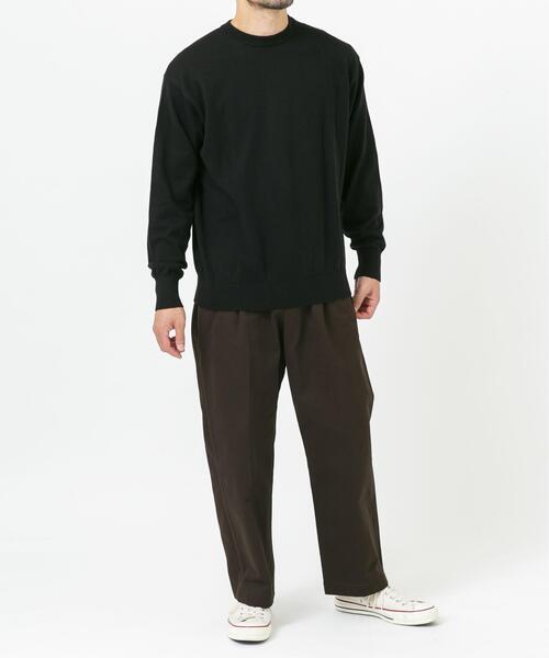 URBAN RESEARCH ROSSO MEN（アーバンリサーチロッソメン）の「コットンカシミヤクルーネックニット（ニット/セーター・メンズ・ブルー/グレー/ブラック/アイボリー/グレー系その他・LARGE/MEDIUM）」の18枚目の写真