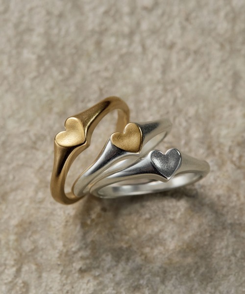 ドレスアドレス　タイニーハートリング　K18　10号 TEN.（テン）の「18KGP タイニーハートリング（リング）」 - WEAR